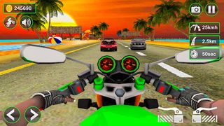 Highway Bike Racing Game 3D - Screenshot 2