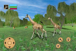 Giraffe Family Life Jungle Sim - Screenshot 2