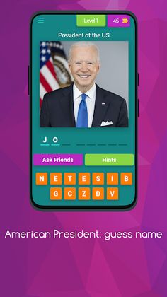 American President: guess name - Screenshot 1
