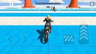 Moto Racing 3D Super Heroes - Screenshot 1