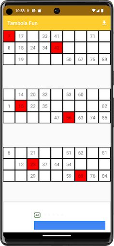 Tambola Number Calling Tickets - Screenshot 3