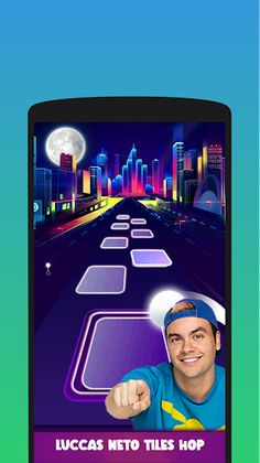 Jogo Luccas Neto - Tiles Hop - Screenshot 2