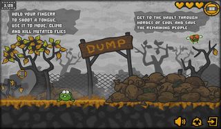 Frog vs mutant Flies - Screenshot 1