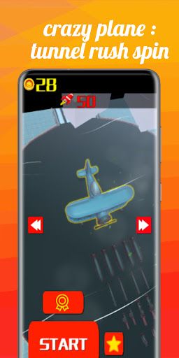 Crazy Plane: Tunnel Run Spin - Screenshot 2
