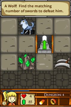 Memory Quest:Dungeon Adventure - Screenshot 1