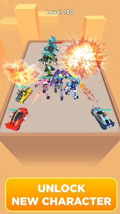 Merge Robot Master: Car Games - Screenshot 4