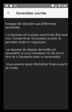 Devinettes courtes - Screenshot 3