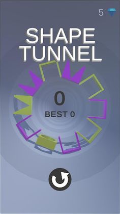 Shape Tunnel 3D Offline game - Screenshot 2