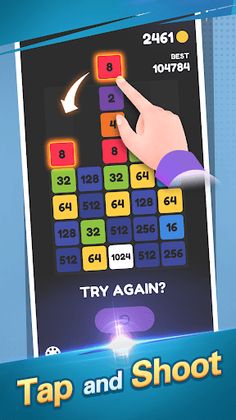 Brick Game 2048 - Screenshot 2
