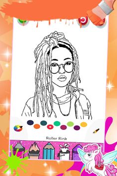 Fashion Coloring Pages - Screenshot 2