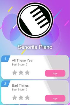 Senorita Piano Song Camila Cab - Screenshot 1