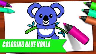 Bleu Koala Coloring Book - Screenshot 3
