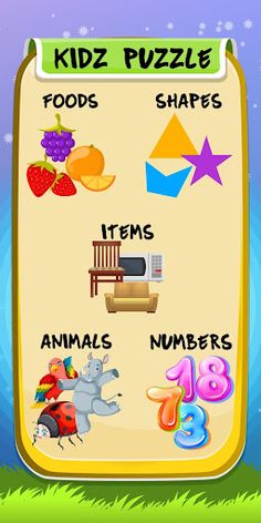 Kidz Puzzle with Pronunciation - Screenshot 1