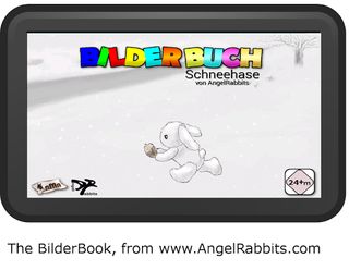 Picture Book Angel Rabbits - Screenshot 1