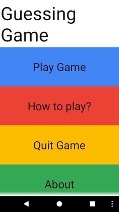 Guessing Game - Screenshot 2