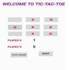 Tic-Tac-Toe game - Screenshot 1