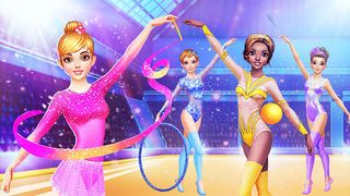 Gymnastics Girls Dress Up Game - Screenshot 1