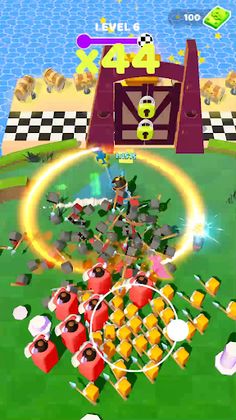 Cube Slice War: Sword Games - Screenshot 2