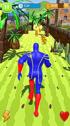 Superhero Runner - Speed Hero - Screenshot 1