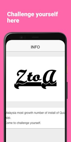 ZtoA Quiz - Screenshot 2