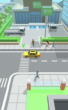 Taxi Driving Pick Up Game - Screenshot 2