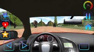 Car Racing in Dinos - Screenshot 2