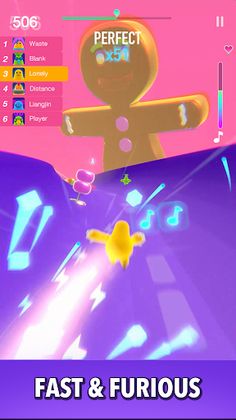 Run Candy Boy - Music Racing - Screenshot 2