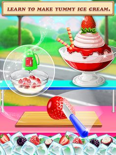 Street Ice Cream Shop - Summer - Screenshot 1