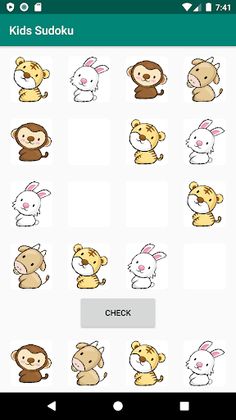 Kids Sudoku puzzle game - Screenshot 3