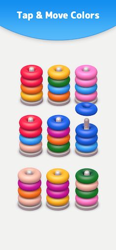 Color Sort 3D — Hoop Stack - Screenshot 3
