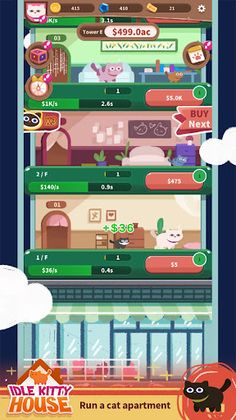 Idle Kitty House - Screenshot 4