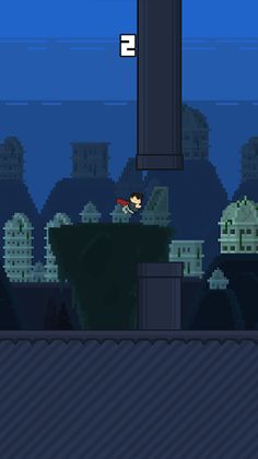 Flappy Superhero - Screenshot 1