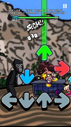 FNF Gorrilla Tag Night Battle - Screenshot 2