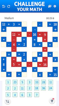 Math Puzzle Game: Crossmath - Screenshot 1