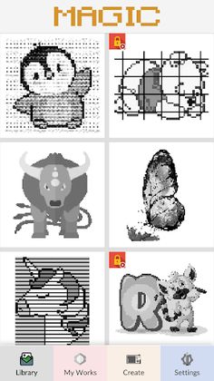 Magic Pixel Art Color - Screenshot 1