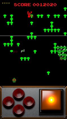 Retro Centipede infest - Screenshot 2