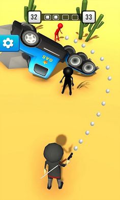 Swing Bullet: Shooting Games - Screenshot 1