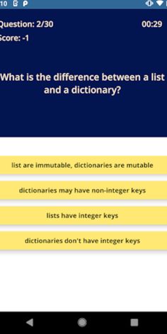 Programming Quiz - Screenshot 1