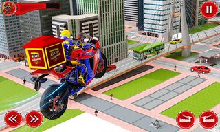 Superhero Bike Delivery Taxi - Screenshot 1