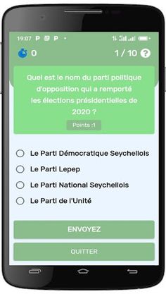 Quiz Seychelles - Screenshot 3