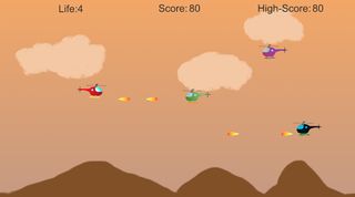 Tiny Helicopter Battle - Screenshot 1