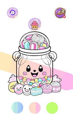 Kawaii Sweet Treat Color ASMR - Screenshot 2