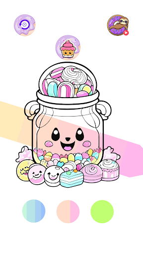 Kawaii Sweet Treat Color ASMR - Screenshot 2