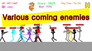 StickMan Touch Action - Screenshot 3