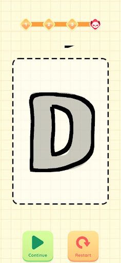 Draw Fight Letter - Screenshot 1