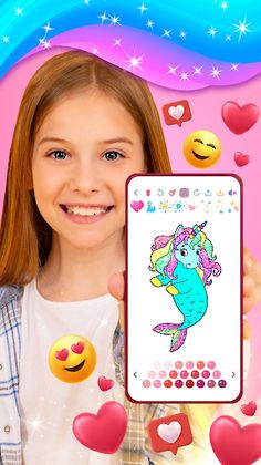 Girls Coloring Game for girls - Screenshot 1