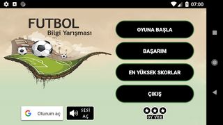 Futbol Bilgi Yarışması 2018 - Screenshot 1