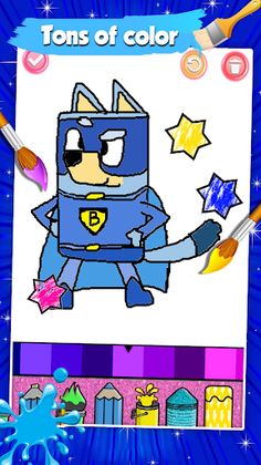 Bluey & Bingo - Coloring Book - Screenshot 1