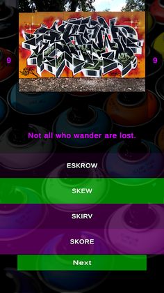 Wildstyle Graffiti Paint Quiz - Screenshot 4