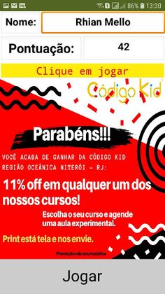 Pega Código Kid - Região Oceân - Screenshot 4